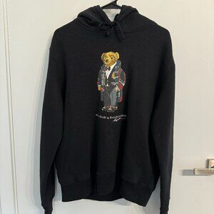 Polo Ralph Lauren Bear Printed Drawstring Hoodie